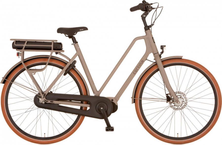 Cortina E Foss Elektrische Fiets 28 inch 57cm Halva Grey Matt N8 MM -  Fietsenvergelijken.nl