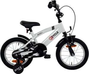 2Cycle BMX-Fun Kinderfiets 14 inch Wit Jongensfiets