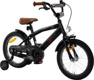 2Cycle BMX-Fun Kinderfiets 16 inch Zwart Jongensfiets