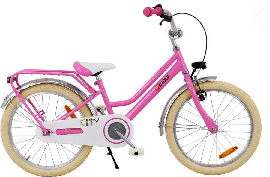 2Cycle City Kinderfiets 20 inch Roze Meisjesfiets 20 inch fiets