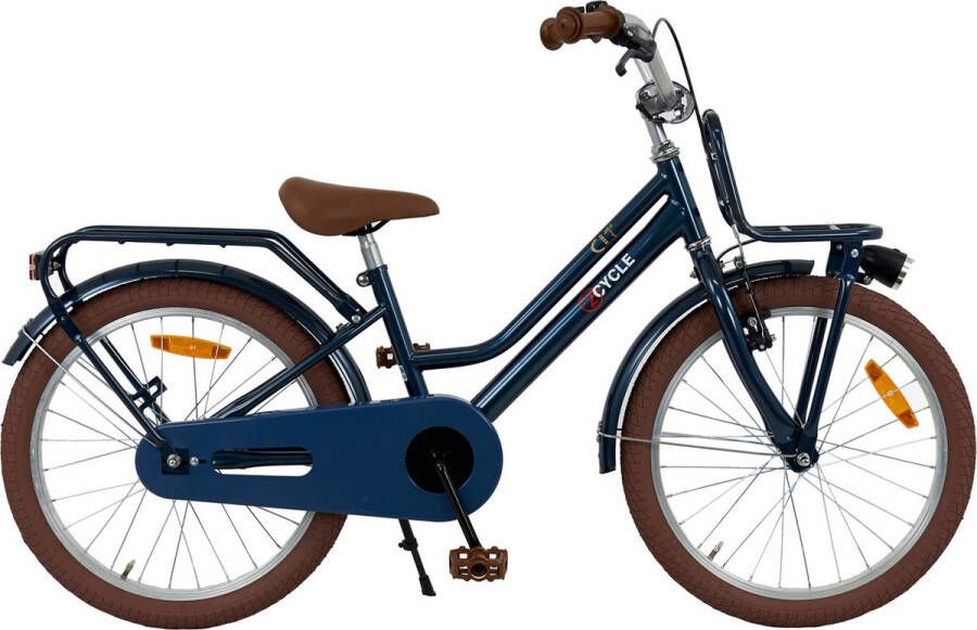 2Cycle Transportfiets Kinderfiets 20 inch Blauw Meisjesfiets 20 inch fiets