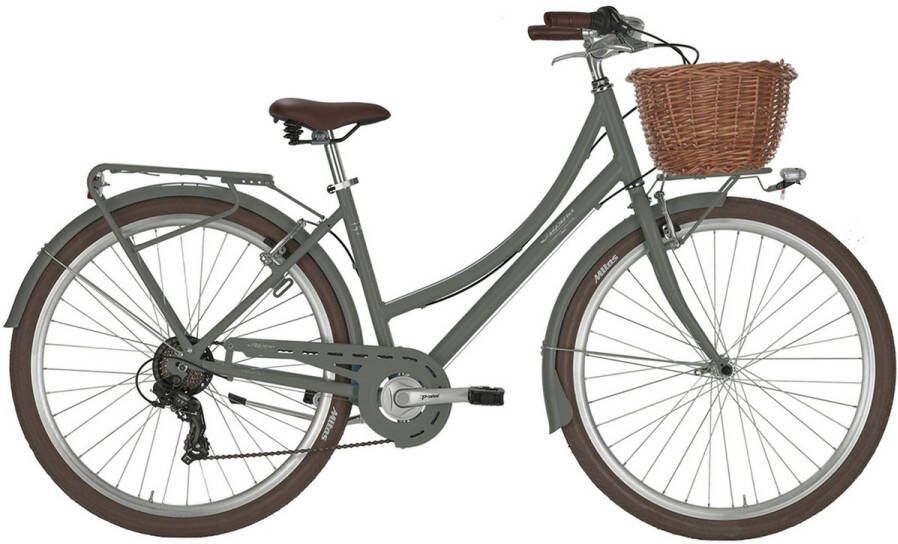 89 ANITAbyAlpina Stadsfiets 28 inch VELVET Lady olijf