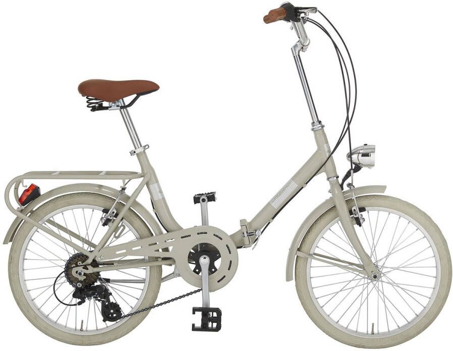 89 ANITAbyAlpina Vouwfiets 20 inch mini crème
