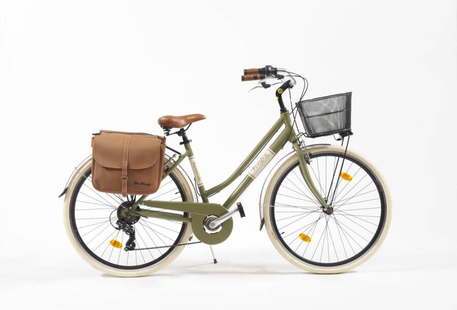 95 VENICE I love Italy Stadsfiets 28 inch 605 Aluminium Dames Groen