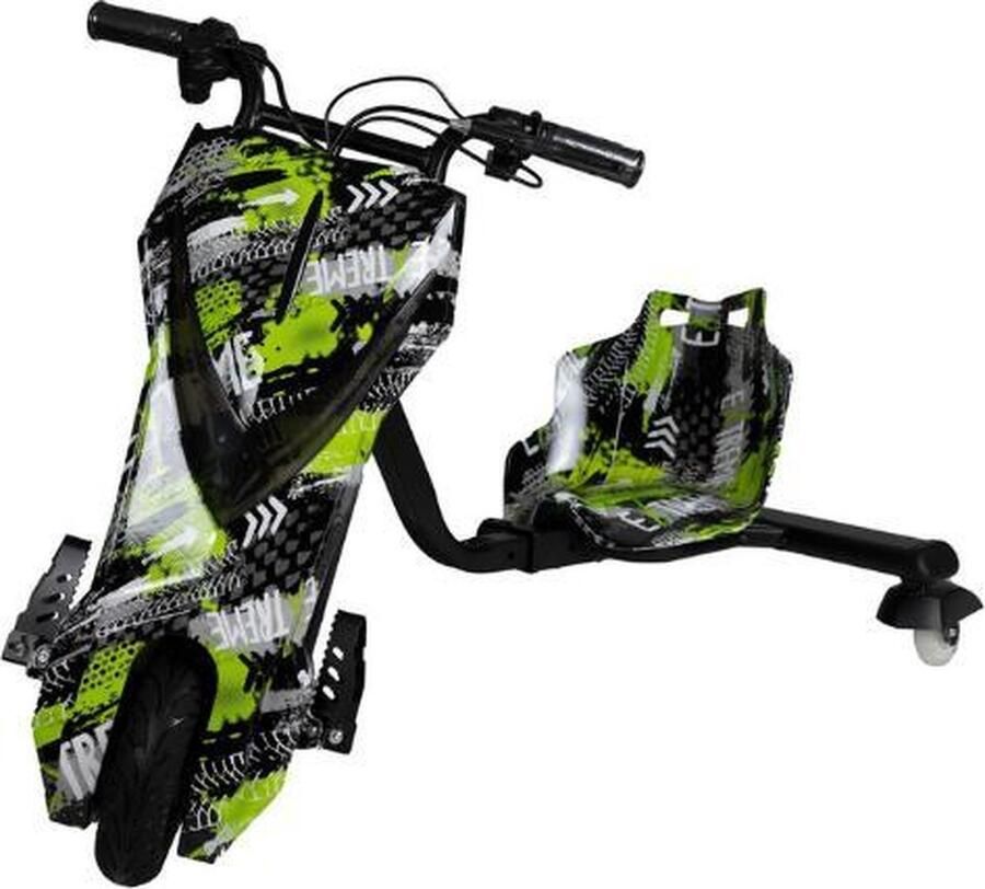 Actionbikes Elektrische Drift Trike Ampes 25 KM H Drift kart Groen EXT