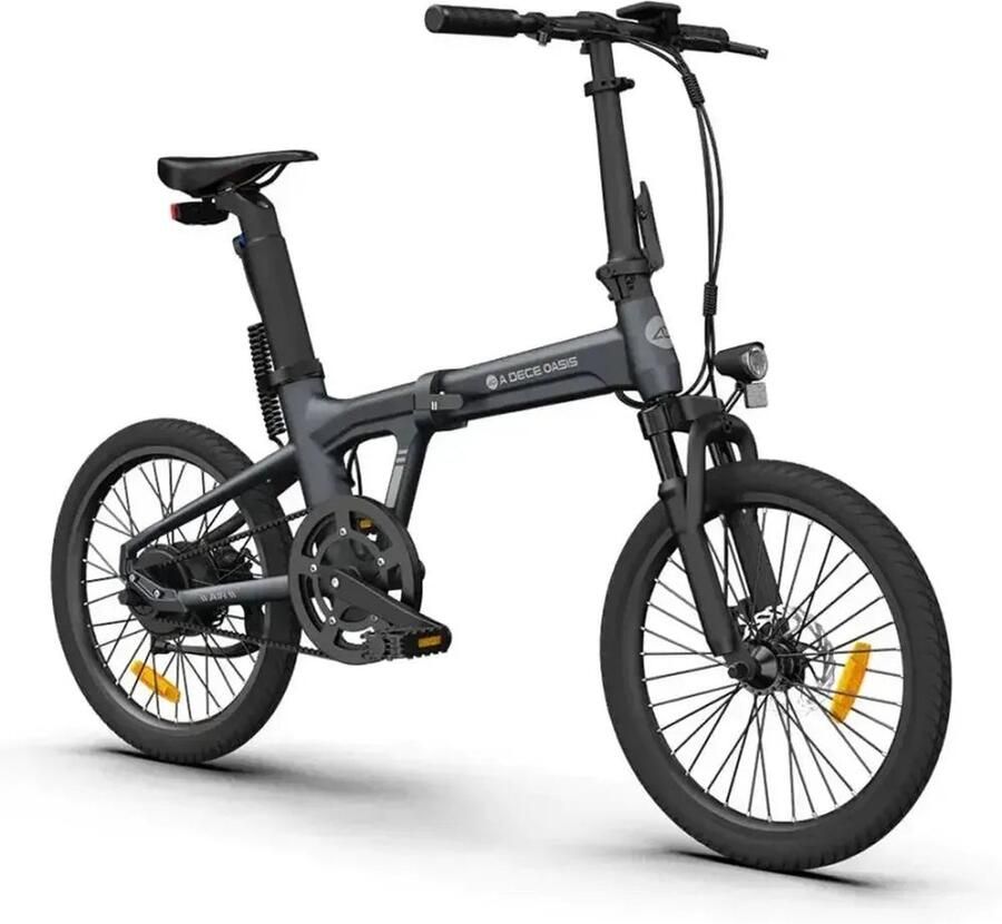 Ado Air 20S Elektrische Vouwfiets 20 inch 250W motor Actieradius tot 100 km Hydraulische schijfrem 346Wh accu Grijs