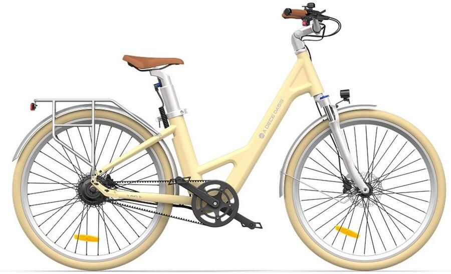 Ado Air 28 Elektrische Fiets Lichtgeel