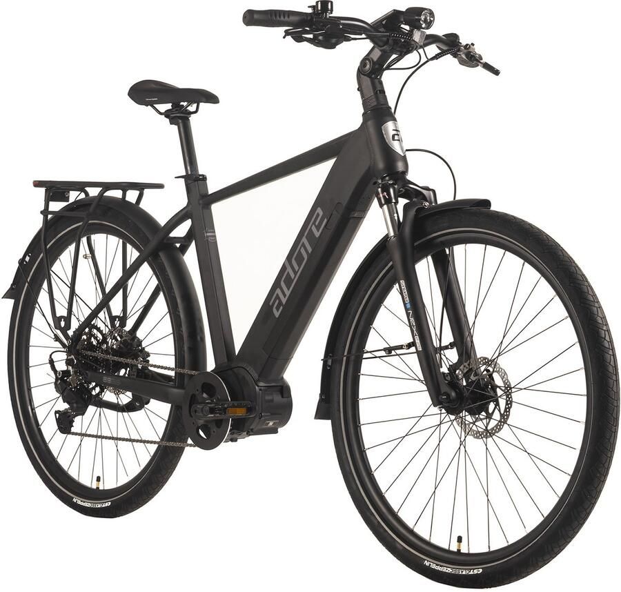 Adore E-Trekkingbike 28 aluminium trekking e-bike ATX-390 middenmotor 85Nm 15Ah zwart mat