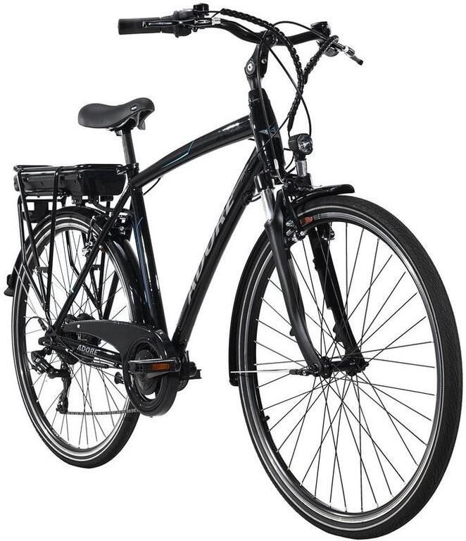 Adore Fiets (elektrisch) E-Bike Heren 28 Versailles zwart-blauw 54