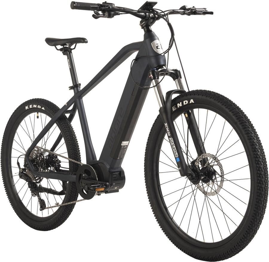 Adore Fiets (elektrisch) e-mountainbike 27 5” aluminium MTB elektrische fiets GX-650 middenmotor 80NM 15Ah nachtblauw mat 48 cm