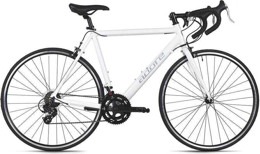 Adore racefiets 28 Racer aluminium wit 14 versnellingen framemaat 51 cm