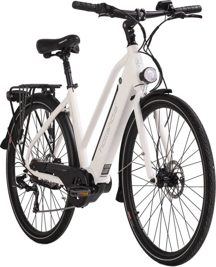 Adore Fiets (elektrisch) Alu E-Citybike Dames Hollandia Mantova 28'' E-Bike wit 7 versnellingen 49 cm