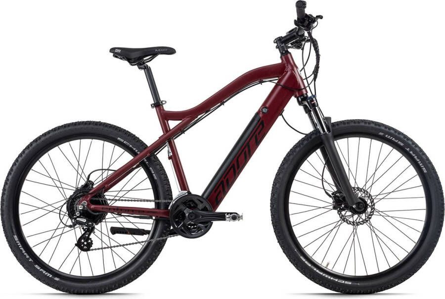 Adore Fiets (elektrisch) E-Mountainbike 27.5'' Enforce rood 250 Watt Li-Ion 36V 14 Ah 504 Wh 49 cm