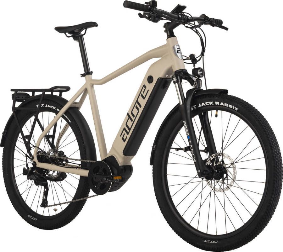 Adore Fiets (elektrisch) E-SUV 28” Aluminium trekkingfiets STX-600 middenmotor 60NM 15Ah Desert Sand mat 53 cm