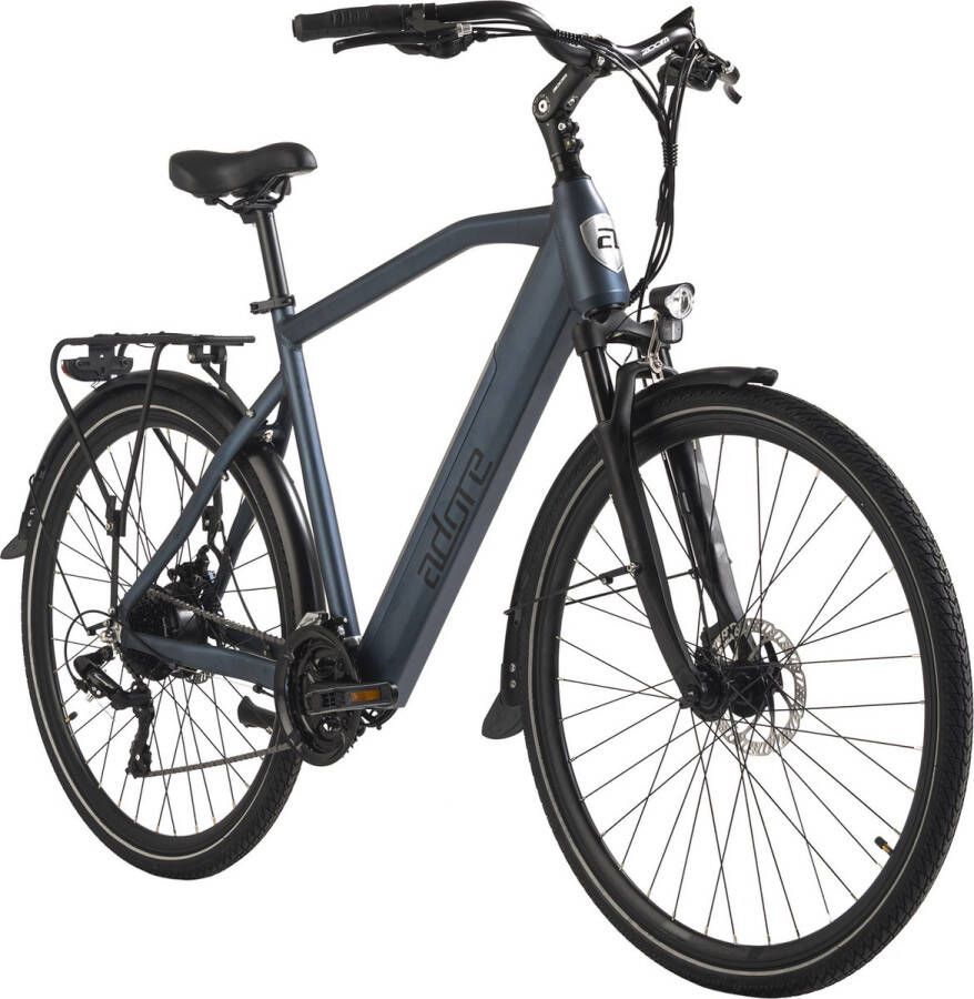 Adore Fiets (elektrisch) E-Trekkingbike 28 Alu Trekking E-Bike ATR-190 Heckmotor 50NM 12.8Ah Dunkelblau matt 53 cm