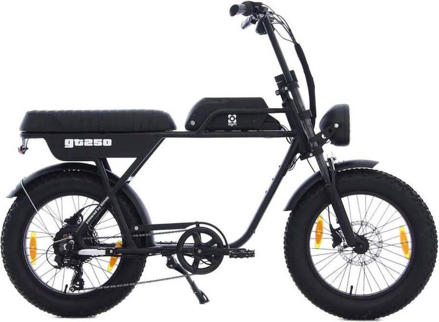 AGM GT250 Fatbike Zwart 250W Elektrische Fatbike