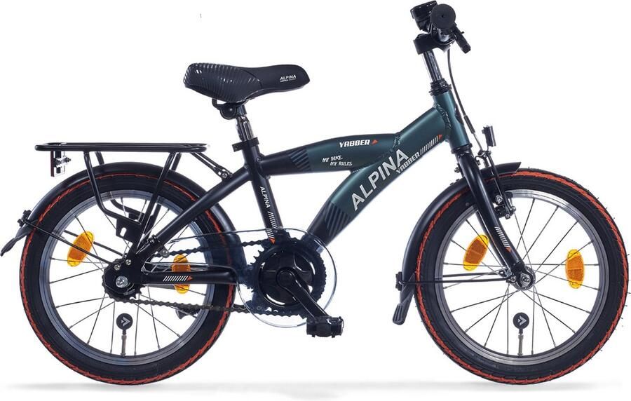 Alpina Yabber Jongensfiets 18 inch Pine Green Matt Vivid Black Matt 7 Versnellingen Crossfiets Mountainbike Groen - Foto 2