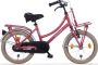 Alpina Cargo Meisjesfiets 18 inch Berry Red Matt Transportfiets Kinderfiets met rekje Rood - Thumbnail 2