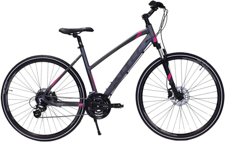 Altec Damesfiets Legarda 28 Inch 49 cm Dames 24V Hydraulische schijfrem Antraciet