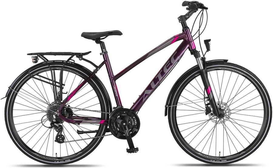 Altec Damesfiets Legarda 28 Inch 49 cm Dames 24V Hydraulische schijfrem Paars