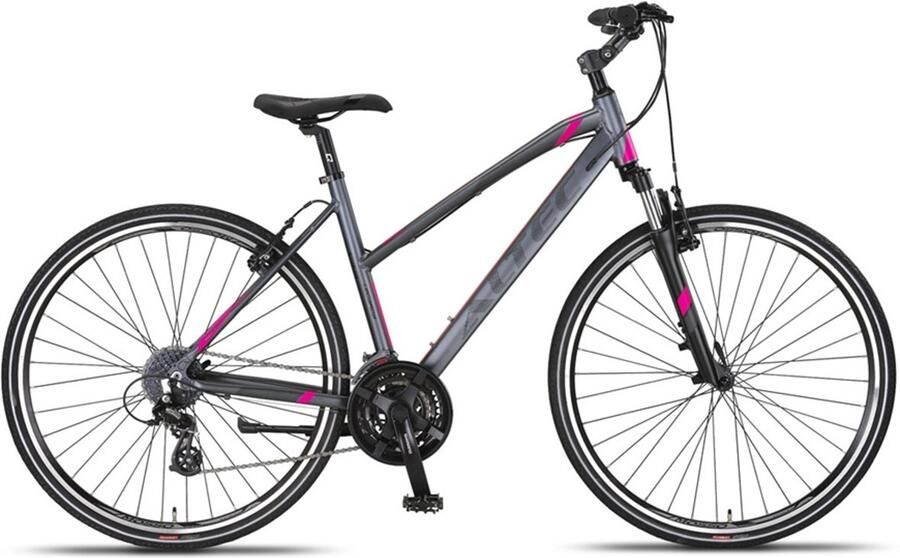 Altec Damesfiets Legarda 28 Inch 49 cm Dames 24V V-Brakes Antraciet