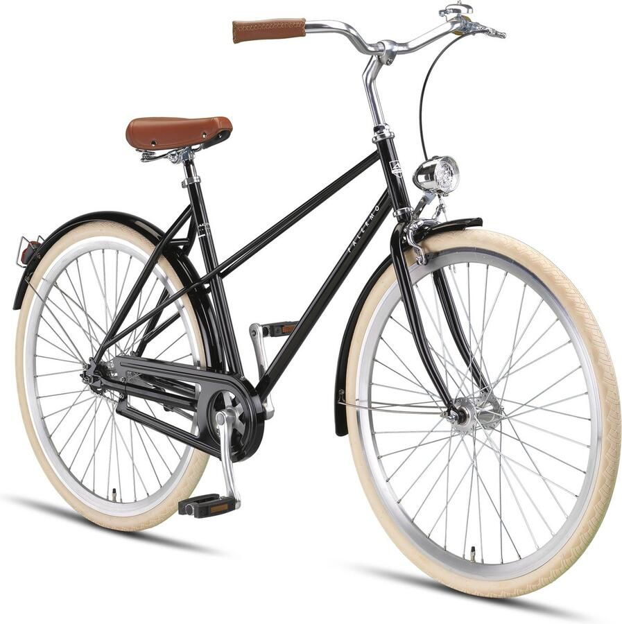 Altec Damesfiets Palermo 28 Inch 52 cm Dames Terugtraprem Grijsgroen