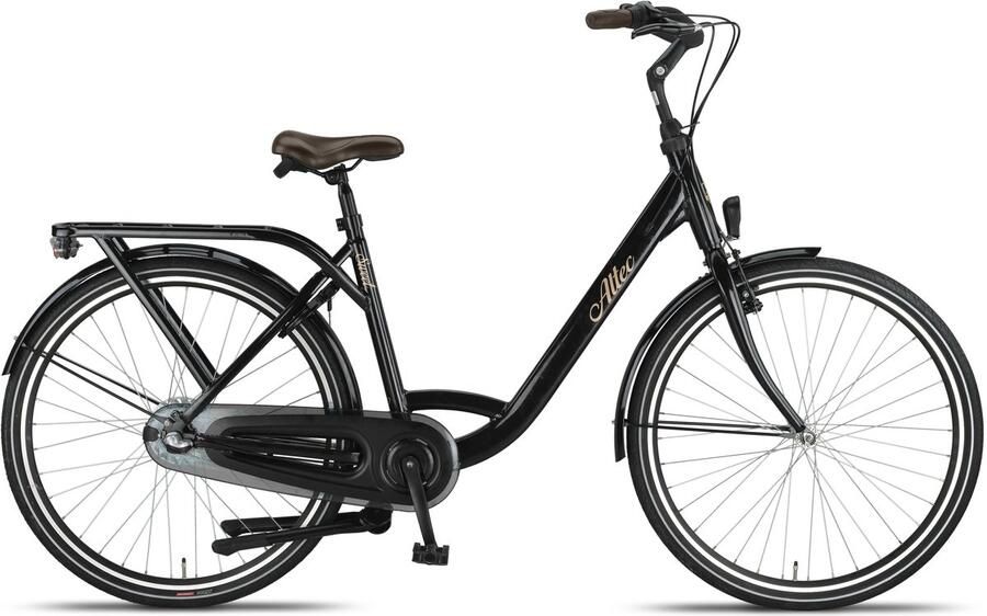 Altec Damesfiets Sweet Moederfiets 28 Inch 55 cm Dames 3V Rollerbrake Zwart
