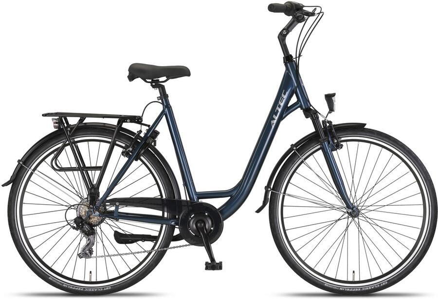 Altec Damesfiets Verona 28 Inch 56 cm Dames 7V V-Brakes Petrolblauw