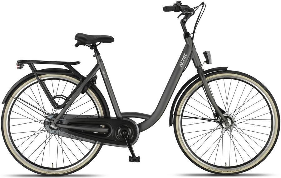 Altec Damesfiets Walesa 28 Inch 55 cm Dames 3V Rollerbrake Grijs