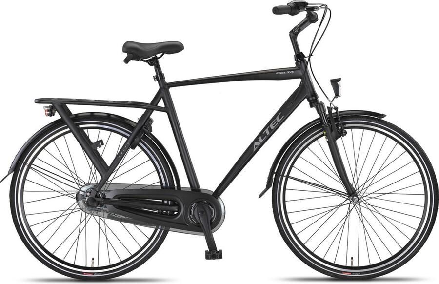 Altec Delta Herenfiets 28 inch 61cm 3v Zwart - Foto 1