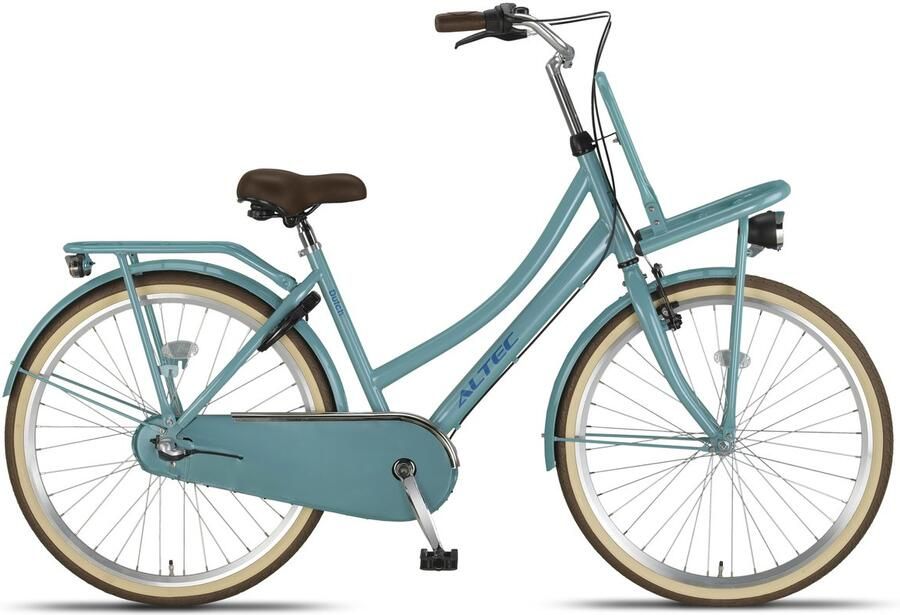 Altec Dutch Transportfiets 26 Inch Meisjesfiets voor 10 tot 14 Jaar 140-155 cm Terugtraprem Lichtblauw