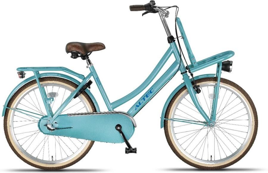Altec Dutch Transportfiets Meisjesfiets 24 inch 3 versnellingen Licht Blauw