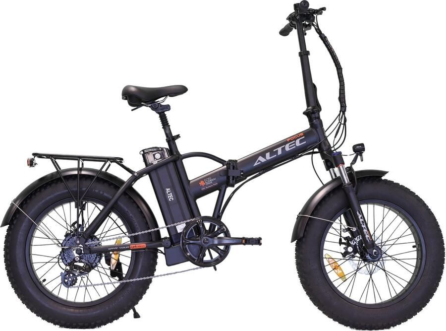 Altec Focus E-Bike Fatbike Vouwfiets 468Wh 8 Speed Achtermotor 130RX 60Nm