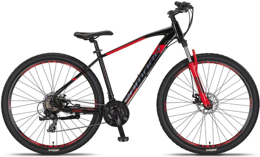 Altec Hardtail Mountainbike Camaro MTB 27.5 Inch 45 cm Unisex 21V Mechanische schijfrem Zwart Rood