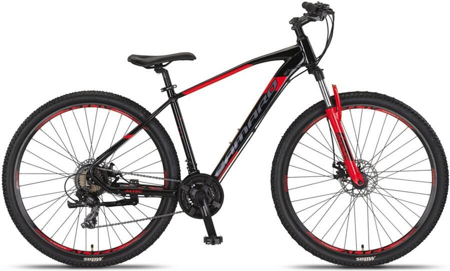 Altec Hardtail Mountainbike Camaro MTB 29 Inch 46 cm Unisex 21V Mechanische schijfrem Zwart Rood