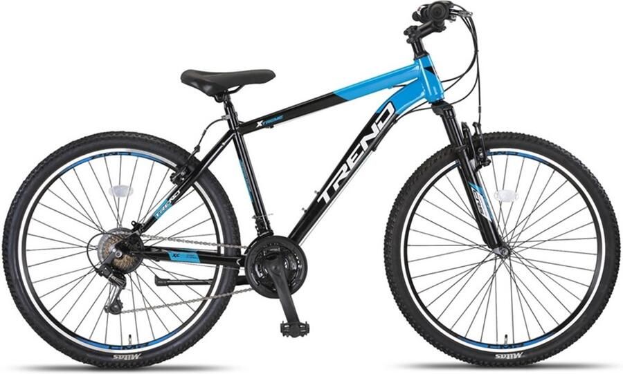 Altec Hardtail Mountainbike Trend MTB 27.5 Inch 46 cm Junior 21V V-Brakes Zwart Blauw