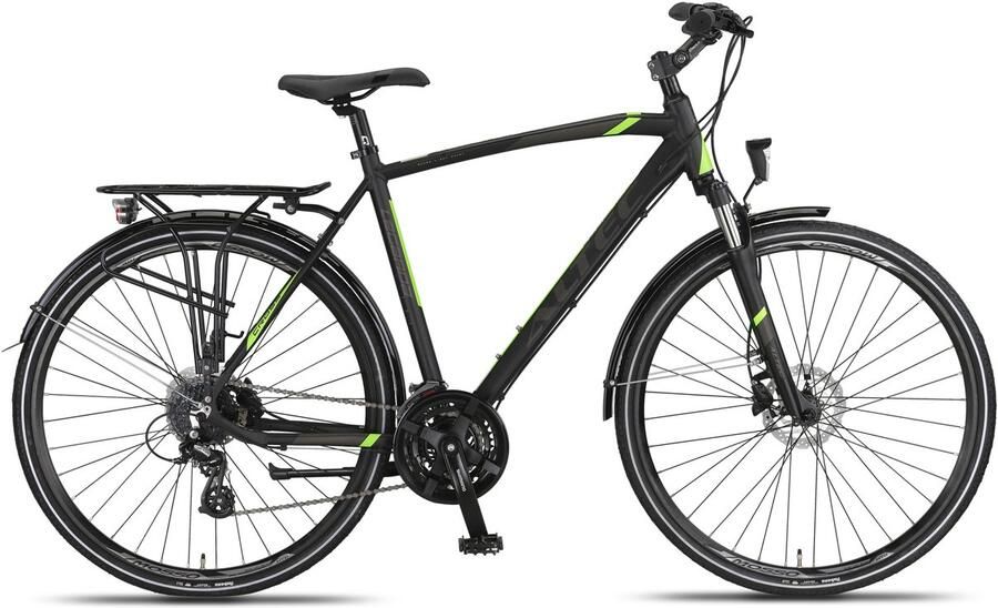 Altec Herenfiets Legarda 28 Inch 56 cm Heren 24V Hydraulische schijfrem Zwart