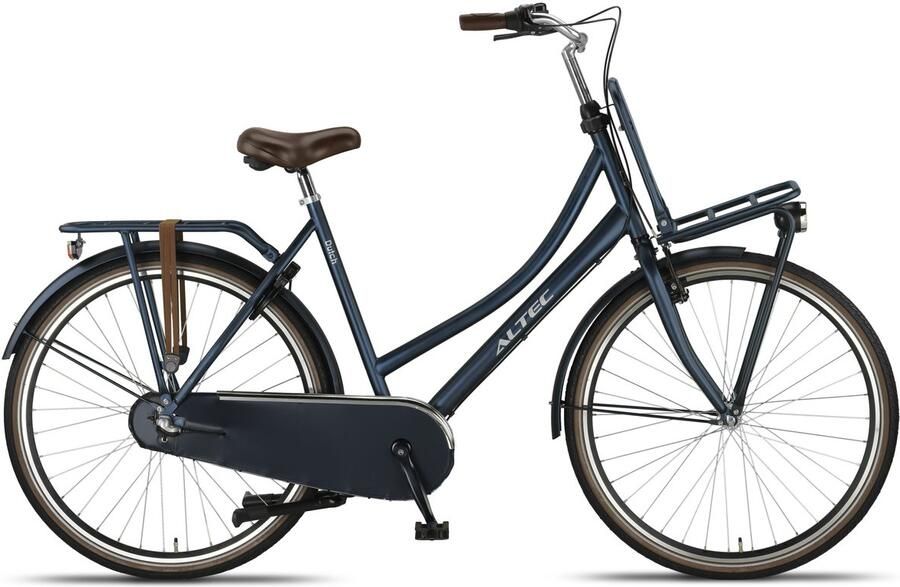 Altec Transportfiets dames Dutch 28 Inch 57 cm Dames 3V Terugtraprem Jeansblauw