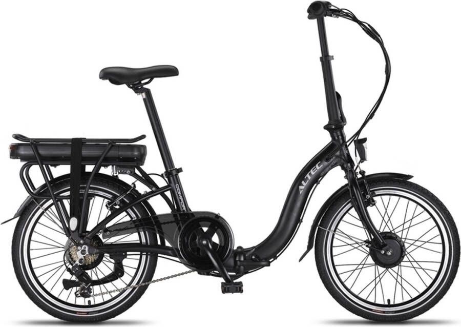 Altec Comfort E-bike Vouwfiets 20 inch 7v Mat Zwart