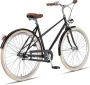 Altec Palermo 28 inch Damesfiets 52cm Terugtraprem 3v Glans Zwart - Thumbnail 1