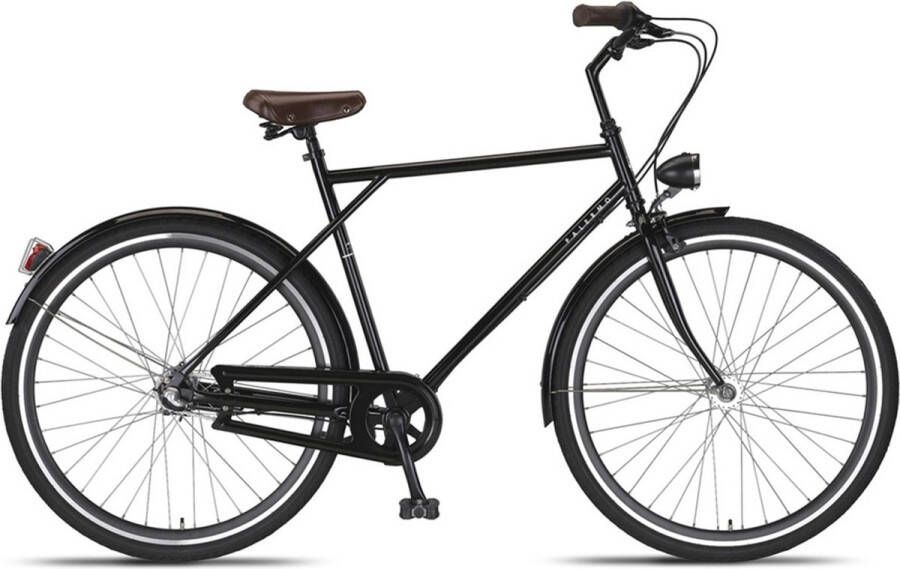 Altec Palermo 28 inch Herenfiets 56cm Handremmen 3v Glans Zwart