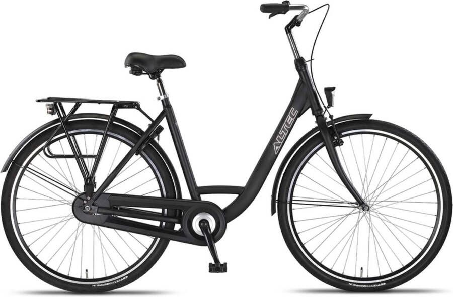 Altec Trend 28 Inch 49 cm Dames Terugtraprem Matzwart