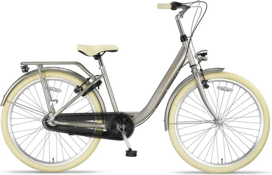 Altec Tuana 24 inch Kinderfiets Meisjesfiets 3 versnellingen Sand