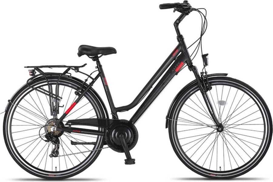 Altec Ventura Trekking V-Brakes Damesfiets 28 inch 21v Black-Red