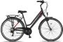 Altec Ventura Trekking V-Brakes Damesfiets 28 inch 21v Black-Red - Thumbnail 2