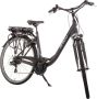 Amigo E-Altura D2 Elektrische Fiets E-bike 28 Inch 49 cm 7 Versnellingen V-Brakes 468Wh Accu Matzwart - Thumbnail 1