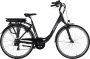 Amigo E-Altura D2 Elektrische Fiets met Achterwielmotor E-bike 28 Inch 49 cm 7 Versnellingen V-Brakes 468Wh Accu Matzwart - Thumbnail 1