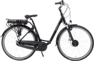 Amigo E-City S2 Elektrische stadsfiets voor dames Met 7 versnellingen Zwart