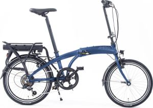 Amigo E-Click C1 Elektrische Vouwfiets 20 Inch 32 cm 6 Versnellingen Donkerblauw