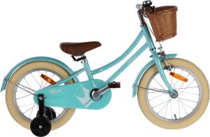 AMIGO Miss 16 Inch 21 cm Meisjes Terugtraprem Turquoise